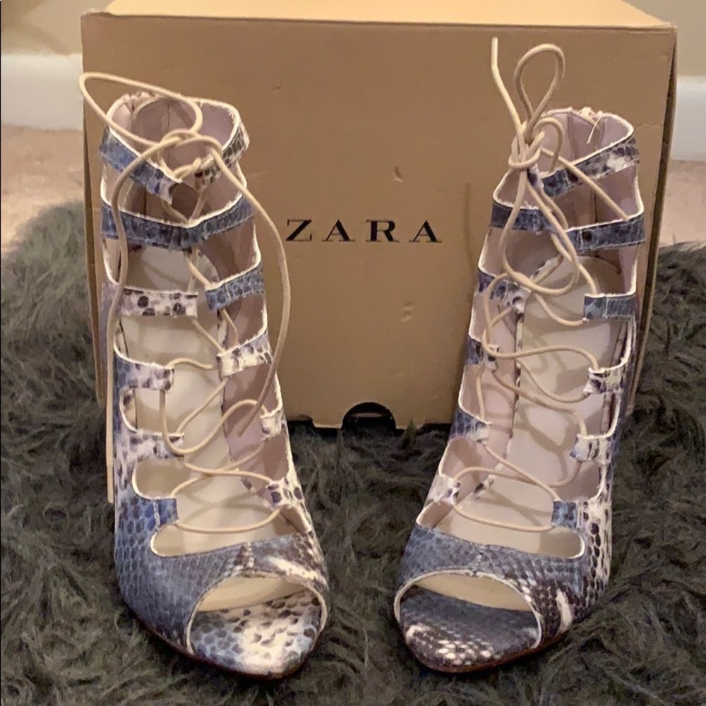 Snakeskin heels